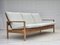 Danish 3-Seater Sofa in Oak, 1970s 24