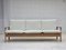 Danish 3-Seater Sofa in Oak, 1970s 1