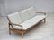 Danish 3-Seater Sofa in Oak, 1970s 6