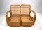 Vintage Rattan Two-Seater Sofa by Paul Frankl, 1940 25