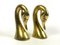 Vintage Brass Swan Head Bookends, 1960s, Set of 2 7