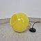 Yellow Opaline Glass Pendant Lamp from Doria, Germany, 1960s 3