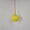 Yellow Opaline Glass Pendant Lamp from Doria, Germany, 1960s 8
