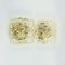 Mid-Century Modern Amber Bubble Glass Wall Lights by Helena Tynell for Limburg, Germany, 1970s, Set of 2 2