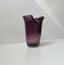 Vase Violet en Verre de Murano dans le style de Fulvio Bianconi pour Venini, 1950s 5