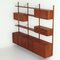 Royal Teak Wandregal mit 5 Schränken und Regalen von Poul Cadovius für Cado, 1960er 4