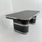 New York Desk in Black Lacquered Metal & Linoleum from Mauser, Germany, 1950 5