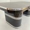 New York Desk in Black Lacquered Metal & Linoleum from Mauser, Germany, 1950 8