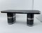 New York Desk in Black Lacquered Metal & Linoleum from Mauser, Germany, 1950 3