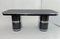 New York Desk in Black Lacquered Metal & Linoleum from Mauser, Germany, 1950 2