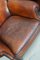 Vintage Dutch Cognac-Colored Leather Club Chairs, Set of 2 5