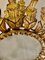 Spanish Crown Sunburst Fixture in Gilt Metal and Frost Glass, 1950s 8