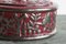 Boch Frères Keramis Pink Lidded Bowl with Silver Glazed Flowers and Butterflies, 1920s 7