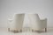 Set de Fauteuils Modernes Samsas Bouclé Blanc par Carl Malmsten pour OH Sjögren, Suède 5