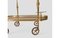 Vintage Brass and Glass Bar Cart, 1950s, Image 7