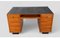 Vintage Wooden Desk with Linoleum Top, 1950s, Image 5