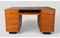 Vintage Wooden Desk with Linoleum Top, 1950s, Image 4