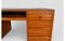 Vintage Wooden Desk with Linoleum Top, 1950s, Image 6