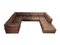 Vintage Leather Modular Sofa, 1970s, Set of 8, Image 1