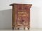 Antiker orientalischer Schrank mit roter Patina, 1900 2