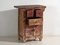 Antiker orientalischer Schrank mit roter Patina, 1900 5