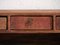 Meuble TV Bas Antique de Couleur Rouge, 1900 14