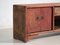 Antiker niedriger roter Fernsehschrank, 1900 6