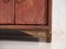 Antiker niedriger roter Fernsehschrank, 1900 12