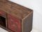 Antiker roter Fernsehschrank, 1900 22