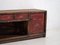 Antiker roter Fernsehschrank, 1900 20