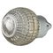 Bauhaus Wand- oder Deckenlampe mit Porzellansockel und Glaskugel, Deutschland, 1930er 1