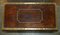 Antique Hand Studded Brown Leather Steamer Trunk, 1963 6