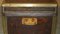 Antique Hand Studded Brown Leather Steamer Trunk, 1963 10