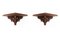 Antique Carved Oak Church Wall Consoles, 1850, Set of 2 12