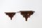 Antike Kirchenkonsolen aus geschnitzter Eiche, 1850, 2er Set 8