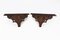 Antique Carved Oak Church Wall Consoles, 1850, Set of 2 13