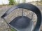 Italian Armchairs in Black Leather and Chromed Metal Frame, Italy, 1980s, Set of 4 9