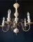Vintage Ceramic Chandelier, Italy, 1950s, Image 3