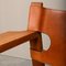 Spanish Chair in Cognac Leather and Oak by Børge Mogensen for Fredericia, 1967, Image 15