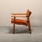 Spanish Chair in Cognac Leather and Oak by Børge Mogensen for Fredericia, 1967, Image 8