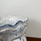Flowerpot in White & Blue Color, Bird Motif by Moustier Dallier, 1970s 7