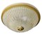 Große Glas Deckenlampe von Honsel, 1960er 12
