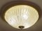 Große Glas Deckenlampe von Honsel, 1960er 14