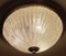 Große Glas Deckenlampe von Honsel, 1960er 10