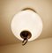 Vintage Deckenlampe aus Glas & Messing von Limburg 6