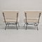 Set de Fauteuils en Tissu Blanc Lait par BBPR pour Arflex, 1950s 13