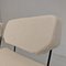 Set de Fauteuils en Tissu Blanc Lait par BBPR pour Arflex, 1950s 15