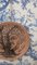 Vintage Surrealist Avant-Garde Style Terracotta Plate by Jean Marais, 1970 3