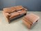 Vintage Maralunga Sofa Set by Vico Magistretti for Cassina, 1970s, Set of 2, Image 9