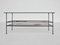 Italienischer Vintage Couchtisch mit Dreifachauflage aus Metallgitter von Giovanni Ferrabini, 1960er 4